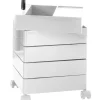 Caisson A Roulettes 360° Plastique/ 5 Tiroirs - Magis