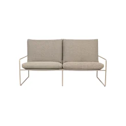 Canape De Jardin 2 Places Desert Dolce Tissu Beige L 156 Cm - Ferm Living