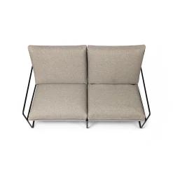Canape De Jardin 2 Places Desert Dolce Tissu Beige L 156 Cm - Ferm Living