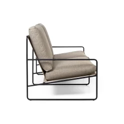 Canape De Jardin 2 Places Desert Dolce Tissu Beige L 156 Cm - Ferm Living
