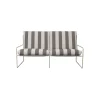 Canape De Jardin 2 Places Desert Stripe Tissu Marron L 156 Cm - Ferm Living