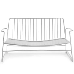 Canape De Jardin 2 Places Fish & Fish Metal / L 131 Cm - Sans Coussin - Serax
