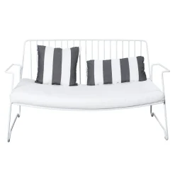 Canape De Jardin 2 Places Fish & Fish Metal / L 131 Cm - Sans Coussin - Serax