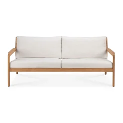 Canape De Jardin 3 Places Jack Outdoor Tissu Bois Blanc / L 180 Cm - Teck - Ethnicraft