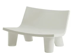 Canape De Jardin 2 Places Low Lita Love Plastique/ L 118 Cm - Slide