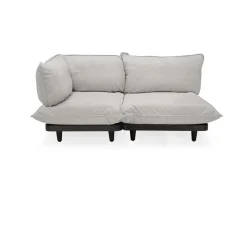 Canape De Jardin 2 Places Paletti Set Tissu Beige / Accoudoir Gauche - L 180 Cm - Fatboy