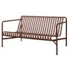 Canape De Jardin 2 Places Palissade Lounge Metal Rouge / L 139 Cm - R & E Bouroullec - Hay