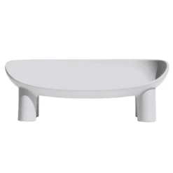 Canape De Jardin 2 Places Roly Poly Plastique Gris / L 175 Cm - Polyethylene - Driade
