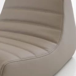 Canape De Jardin 3 Places Saparella Cuir Beige (1965) / 3 Modules - L 222 Cm - Cinna