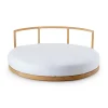 Canape De Jardin Rond Pevero Bois Naturel / Ilot - O 160 Cm / - Sans Coussin - Unopiu