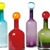 Carafe Bubbles & Bottles Verre/ Verre - Set De 4 / H 44 Cm - Pols Potten