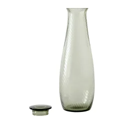 Carafe Collect Sc63 Verre Vert / 1,2 L - Verre Souffle Bouche - &Tradition