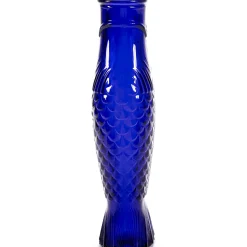 Carafe Fish & Fish Verre Bleu / 1L - Serax