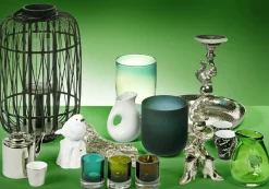 Carafe Jug With Hole Verre Vert 1 Litre - Pols Potten