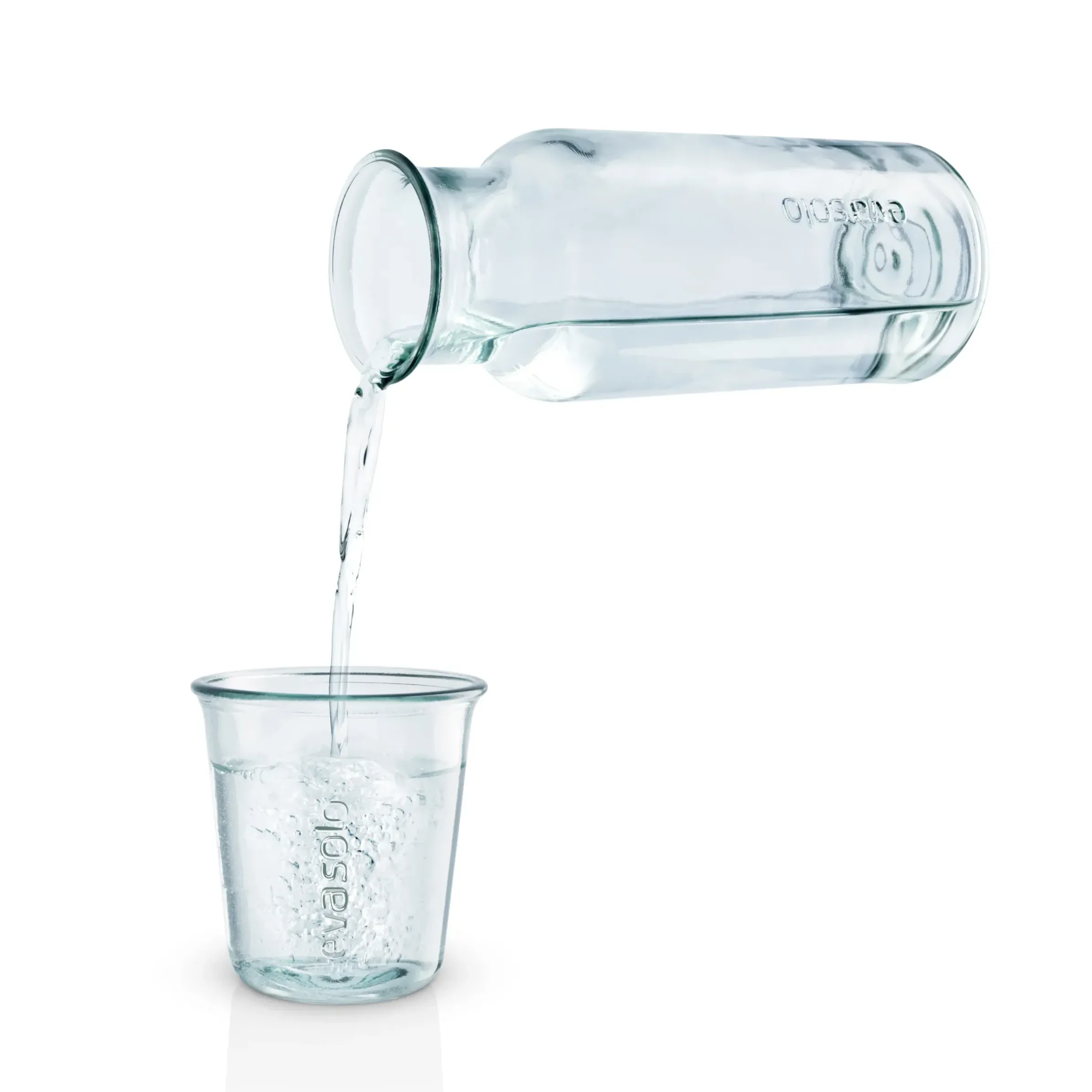 Carafe Recycled Verre Transparent / 1 L - Verre Recycle & Liege - Eva Solo