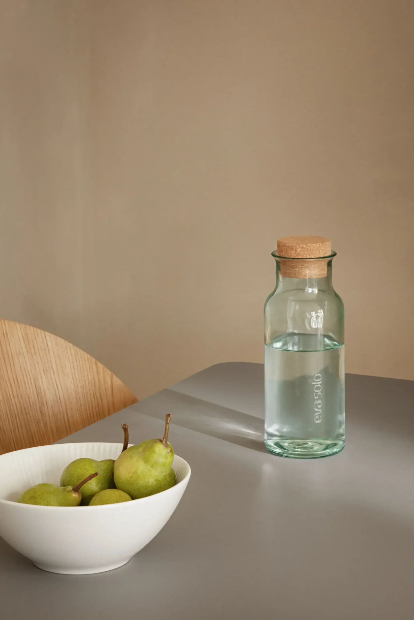 Carafe Recycled Verre Transparent / 1 L - Verre Recycle & Liege - Eva Solo