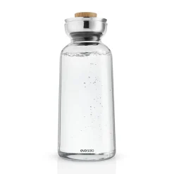 Carafe Silhouette Verre Transparent / 1 L - Bouchon Hermetique Stoppe-Goutte - Eva Solo