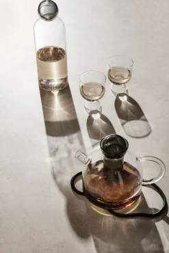 Carafe Still Verre Transparent / 1,4 L - Verre Souffle Bouche - Ferm Living