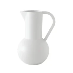 Carafe Strom Medium Ceramique Gris / H 24 Cm - Ceramique / Fait Main - Raawii
