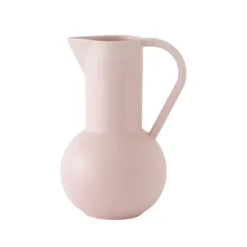 Carafe Strom Medium Ceramique Rose / H 24 Cm - Ceramique / Fait Main - Raawii