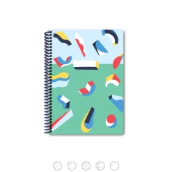 Carnet Papier / Spirales - A5 (15 X 21 Cm) - 144 Pages - Papier Tigre