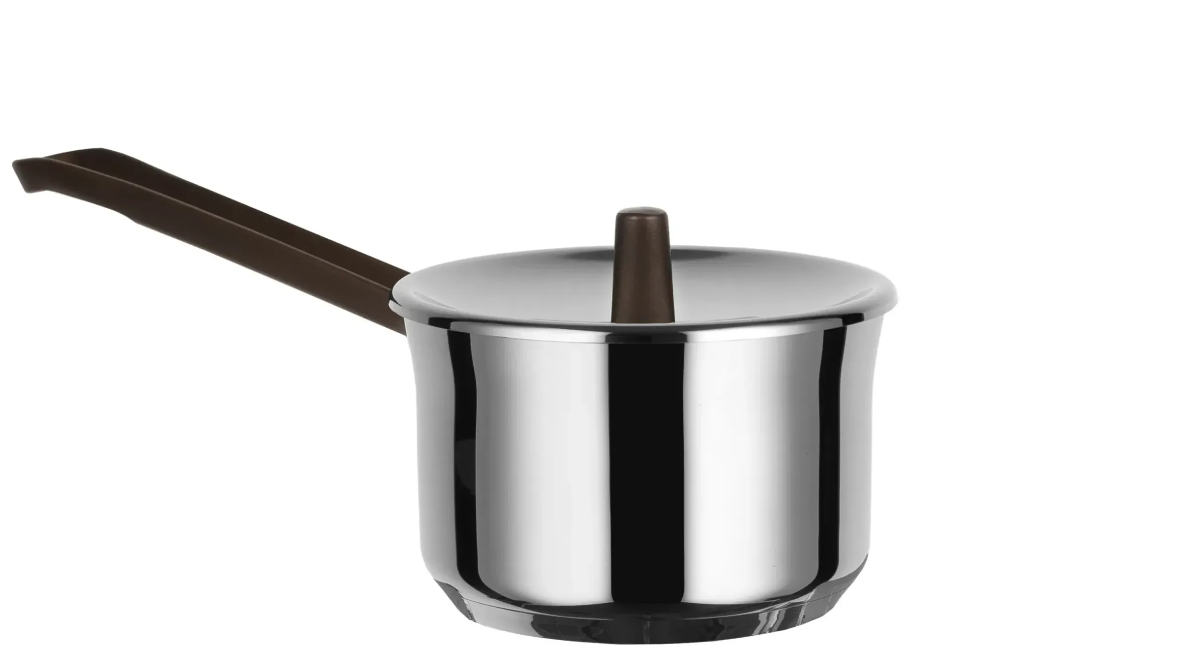 Casserole Edo Metal / Avec Long Manche - H 11 Cm - 1 L - Alessi