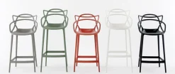 Chaise De Bar Masters Plastique/ H 65 Cm - Kartell