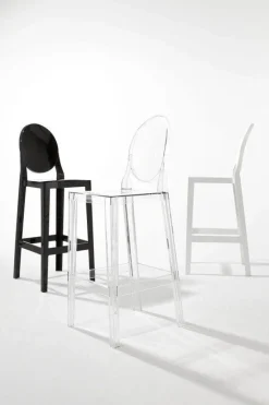 Chaise De Bar One More Please Plastique Transparent / H 75Cm - Kartell