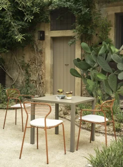 Chaise Empilable Apero Metal Rouge - Emu