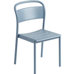 Chaise Empilable Linear Metal Bleu - Muuto