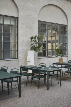 Chaise Empilable Linear Metal Vert - Muuto