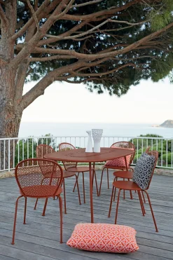 Chaise Empilable Lorette Metal Bleu - Fermob