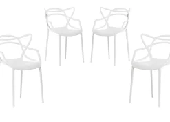 Chaise Empilable Masters Plastique/ Lot De 4 - Kartell