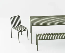 Chaise Empilable Palissade Metal Vert / R & E Bouroullec - Hay