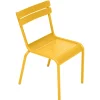 Chaise Enfant Luxembourg Metal Jaune / Empilable - Aluminium - Fermob
