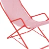 Chaise Longue Pliable Bahama Metal Metal & Tissu - Emu
