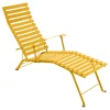 Chaise Longue Pliable Inclinable Bistro Metal Jaune / Accoudoirs - Fermob