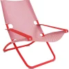 Chaise Longue Pliable Inclinable Snooze Metalmetal & Tissu/ 2 Positions - Emu