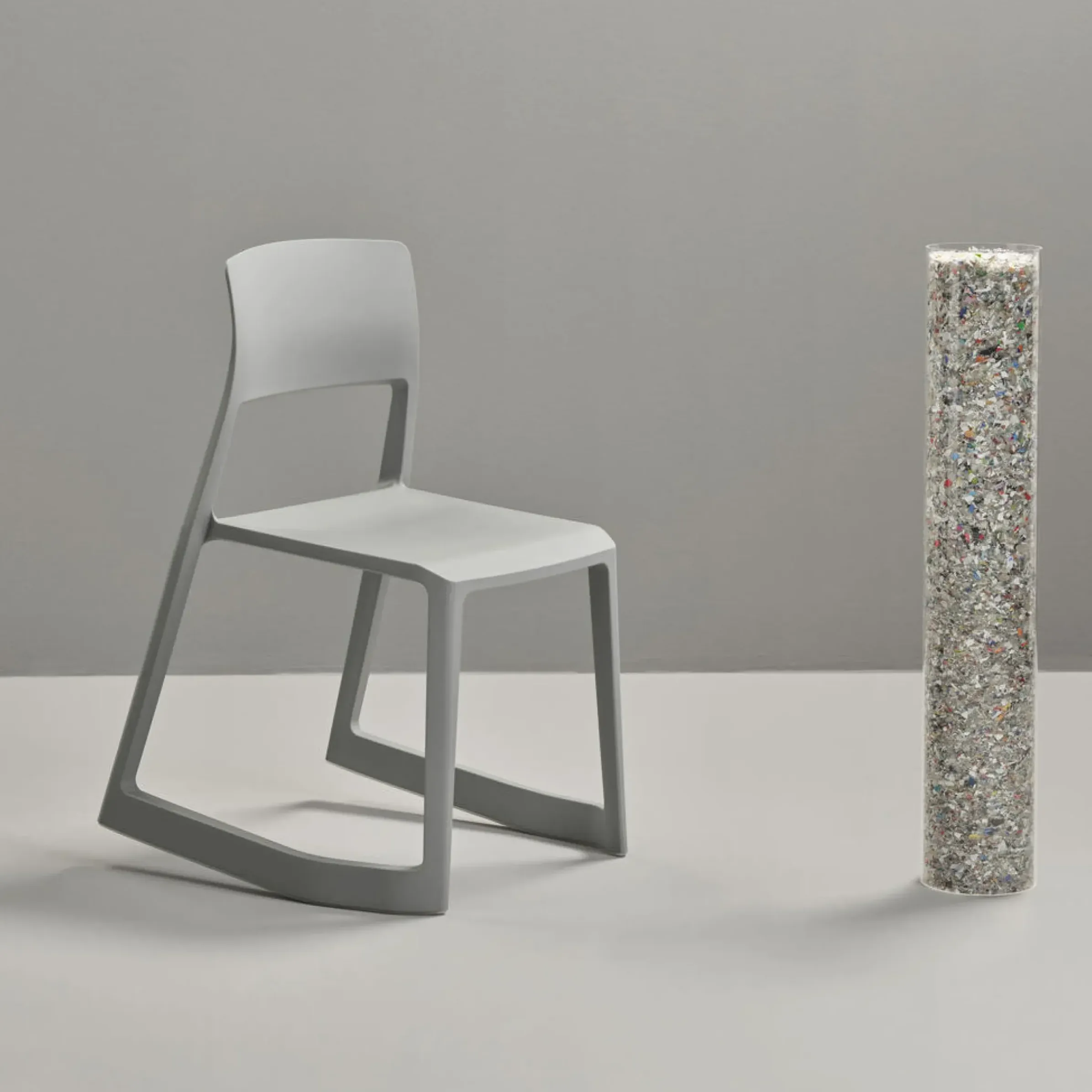 Chaise Tip Ton Re Plastique/ Plastique Recycle - Inclinable & Ergonomique - Vitra