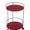Chariot Guinguette Metal Rouge /O 40 X H 62 Cm - Plateau Plein - Fermob