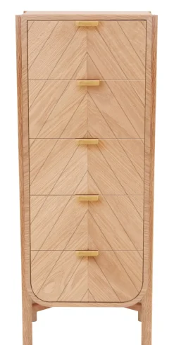 Chiffonnier Marius Bois Naturel / L 50 X H 130 Cm - Harto