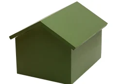 Coffre Maison Bois/ Small - L 35 Cm - Compagnie