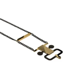 Collier Venusia - Edone Noir Or Metal - Alessi