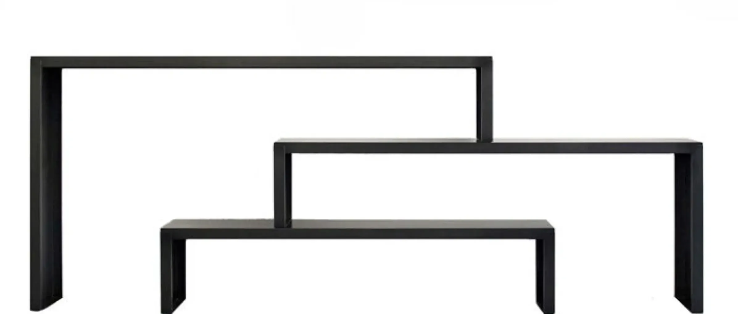 Console Babilonia Xl Noir Metal /Set De 3 - Zeus