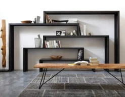 Console Babilonia Xl Noir Metal /Set De 3 - Zeus