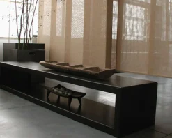 Console Basse Low Rack Metal / 210 X 45 X H 35 Cm - Zeus
