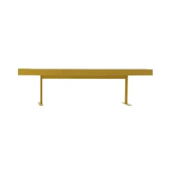 Console Luxor Bois Jaune / 2 Tiroirs - L 180 X P. 45 X H 72 Cm - Cappellini