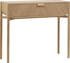 Console Marius Bois Naturel / Avec Tiroir - L 100 Cm - Harto