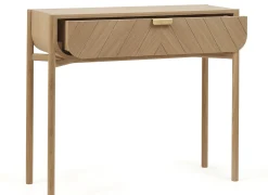 Console Marius Bois Naturel / Avec Tiroir - L 100 Cm - Harto
