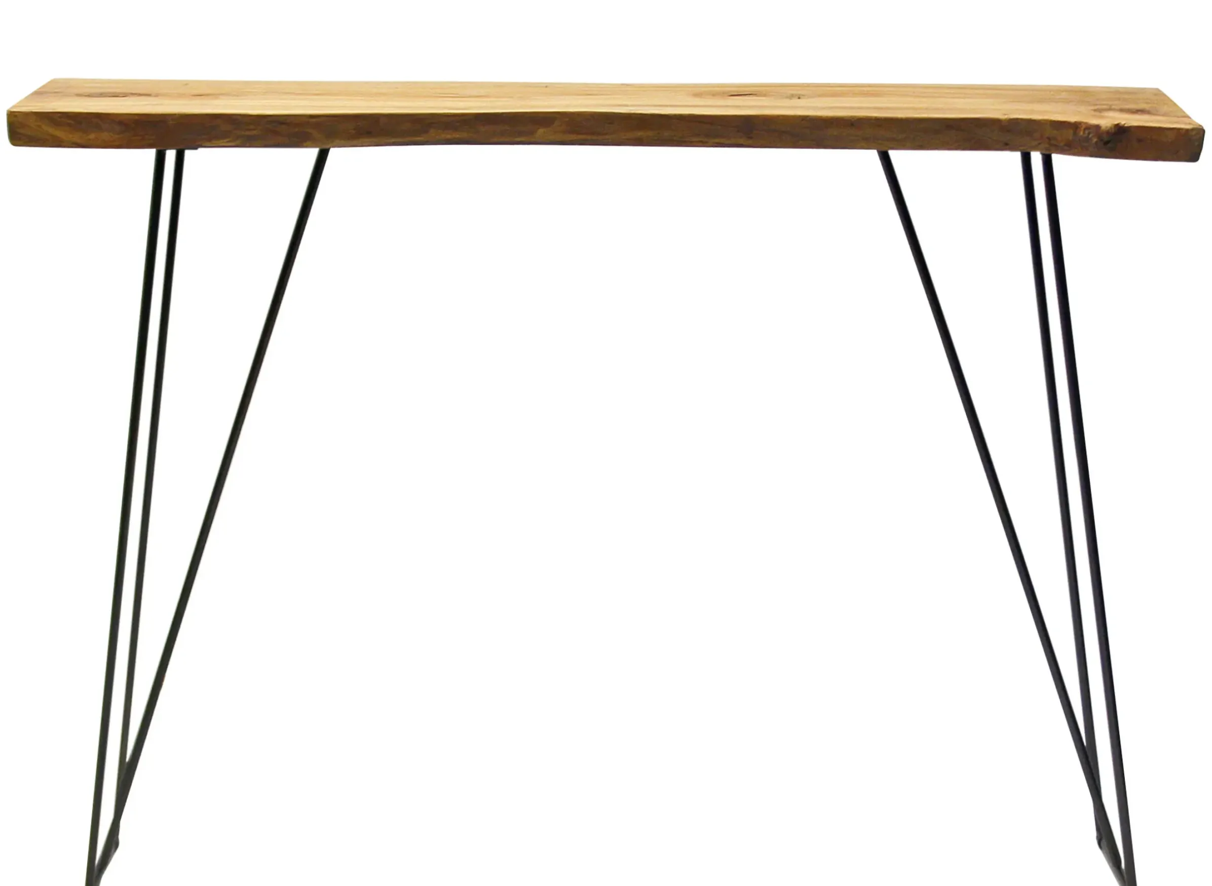 Console Old Times Metal Noir Bois Naturel / L 135 Cm - Zeus